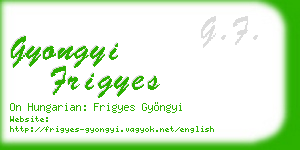 gyongyi frigyes business card